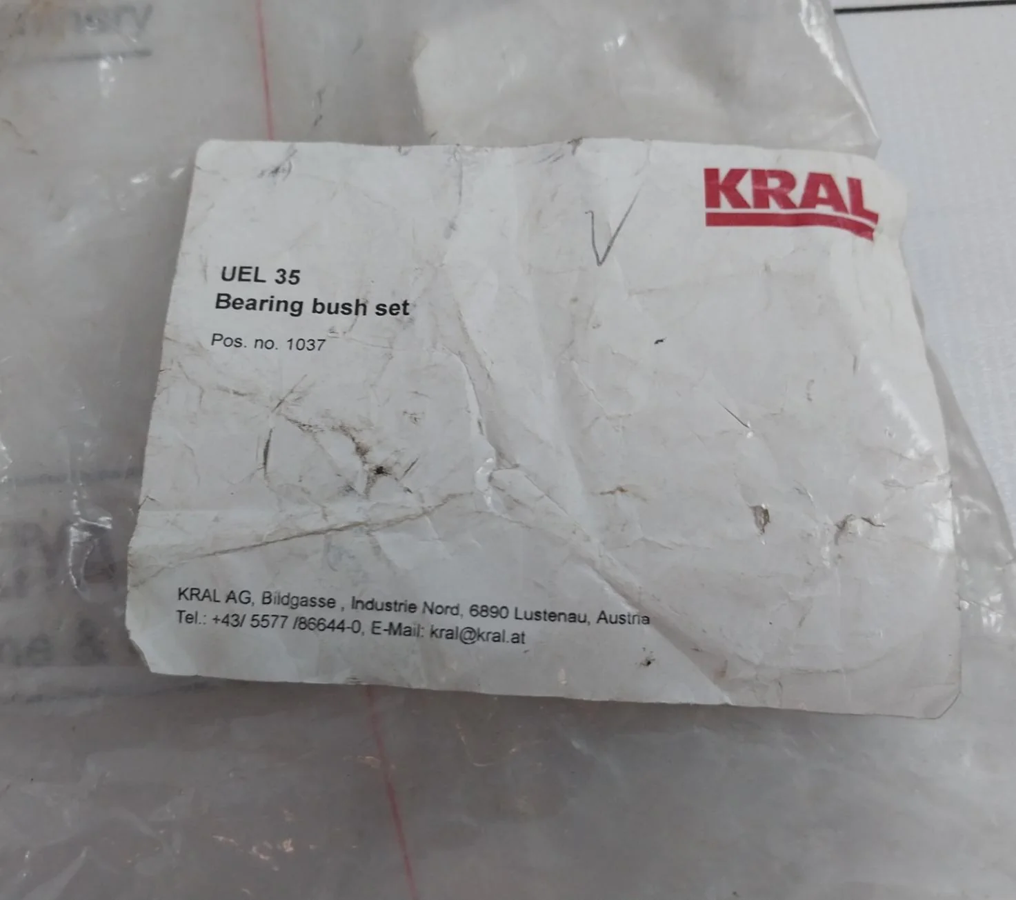 Kral Uel 35 Bearing Bush Set For Fwd.Lsgo Transfer Pump - Image 5