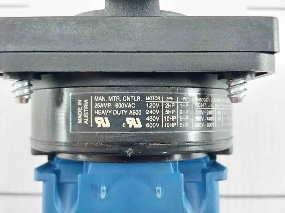Kraus & Naimer Chr16B Manual Motor Controller 600 Vac 25 Amps - Image 8