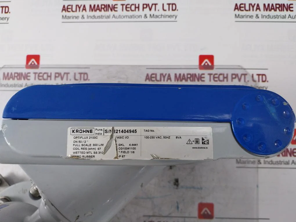 Krohne Optiflux 2100C Basic I/O Electromagnetic Flowmeter 100-230Vac, 50Hz 8Va - Image 7