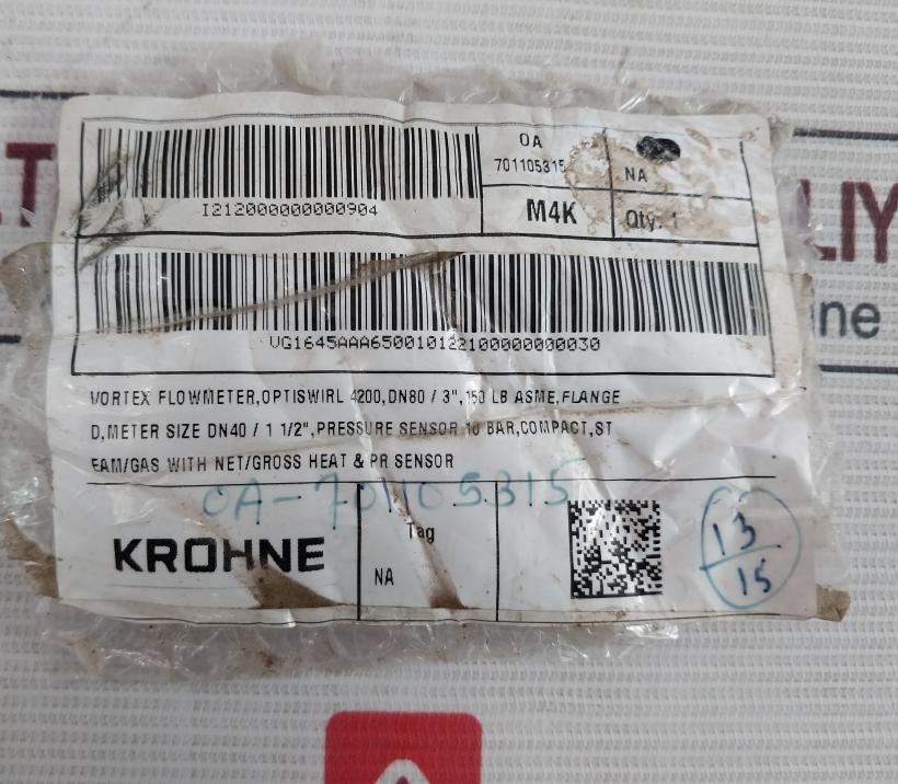 Krohne Optiswirl 4200 C Vortex Flowmeter W/ Integrated Temperature Sensor 12-32V - Image 18