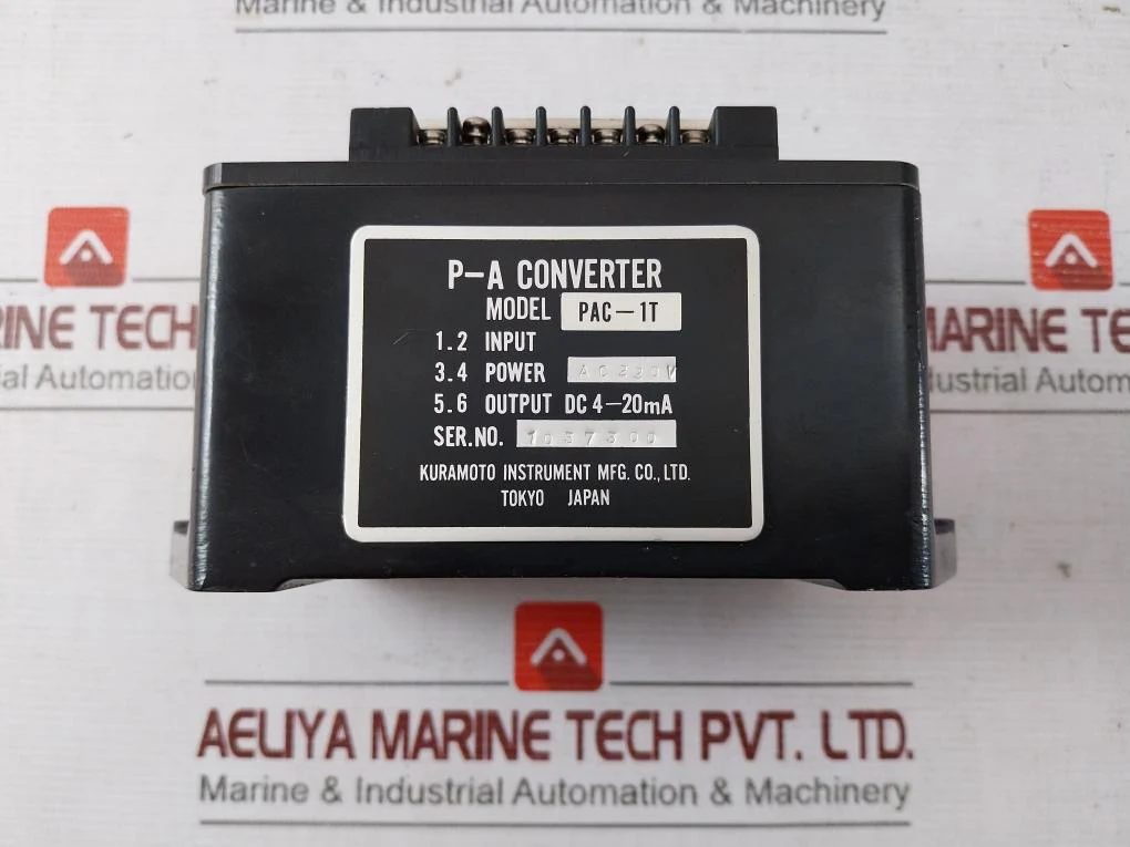 Kuramoto Pac-1T P-a Converter Ac220V Dc 4-20Ma - Image 7