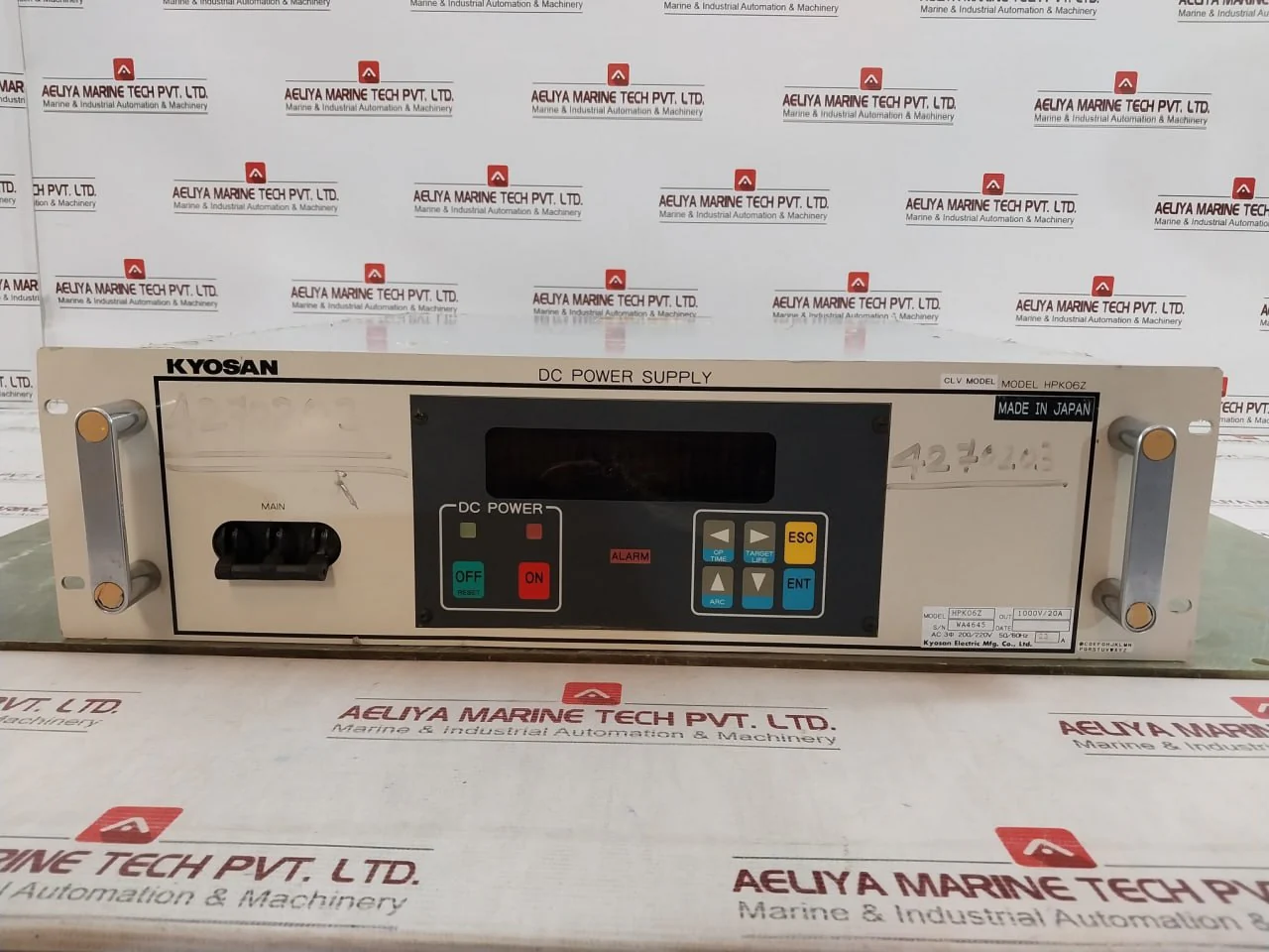 Kyosan Electric Hpk06Z Dc Power Supply 1000V/20A 220V Ac 50/60Hz (Not Working) - Image 15