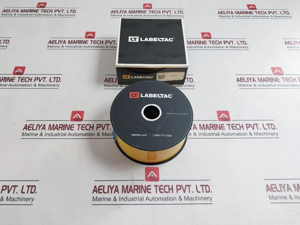 Labeltac Lt201 Yellow Vinyl Label Tape 2"X15'