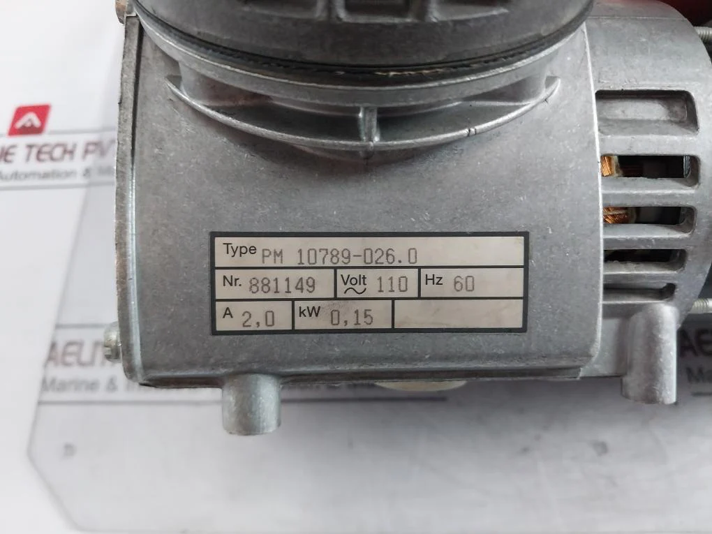 Legrand Pm 10789-026.0 881149 Vacuum Pump Assembly 110V 60 Hz 0.15 Kw - Image 8