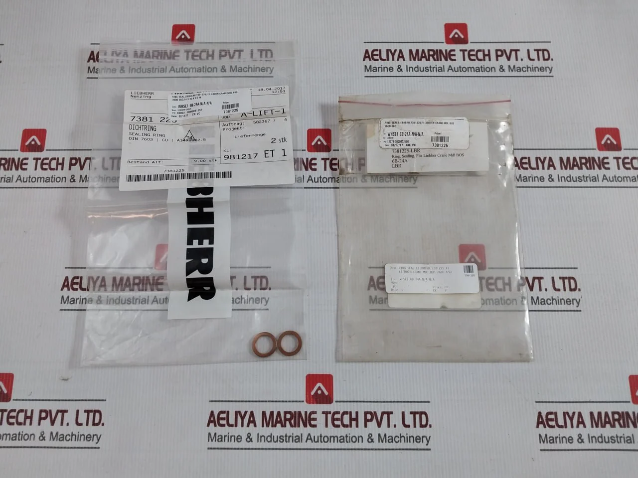 Liebherr 4900262 Hex Screw Seal Ring Kit - Image 5