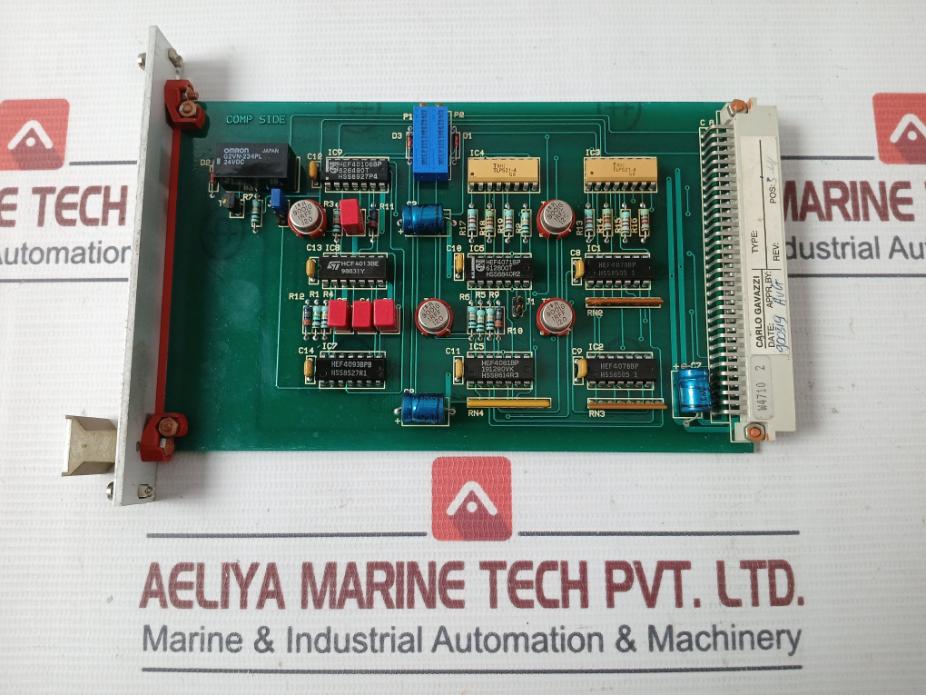 Lips Bv 4047A Alarm Control Panel Rack Module Rev.B 4018A 94V-0 Amp0291 - Image 6