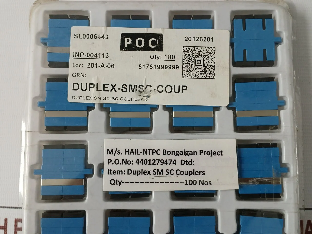 Lot Of 100X Duplex Fiber Optic Coupler Sc-Ac Sl0006443 Inp-004113 - Image 7
