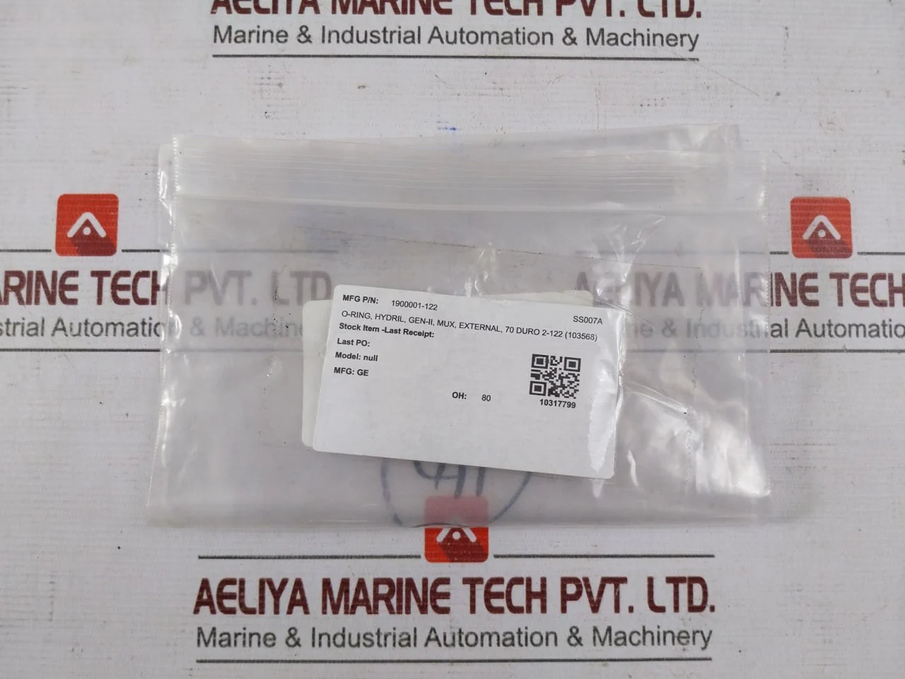 Lot Of 10X Ge 1900001-122 O-Ring Seal 70 Duro 2-122 (103568) 70A Ss007A - Image 7