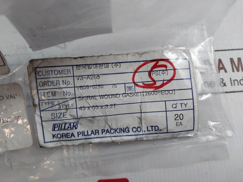 Lot Of 10X Pillar Spiral Wound Gasket F/ High Pressure Valve 14N-000-07W V3-A265 - Image 4