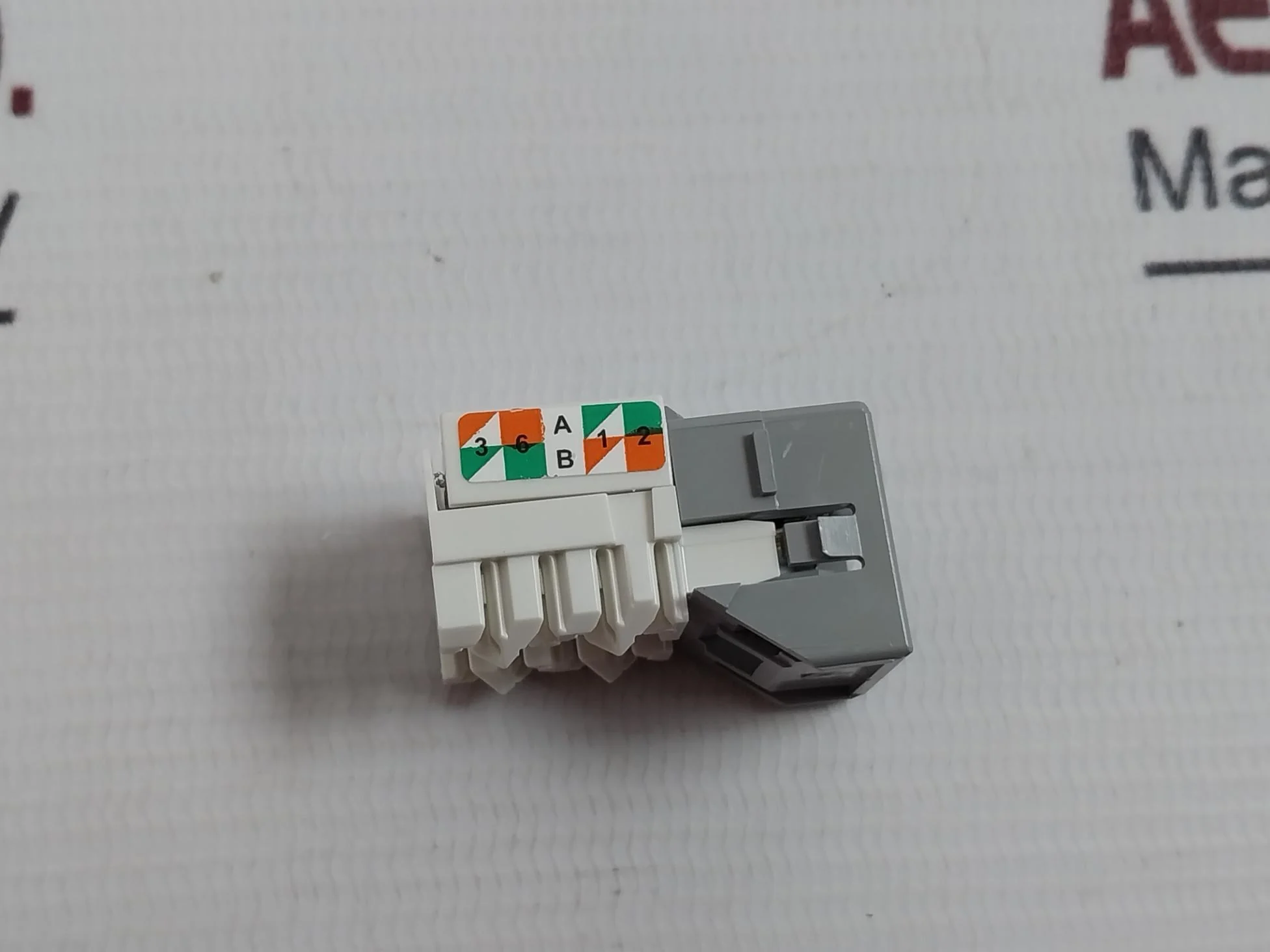 Lot Of 25X Commscope Mgs400 Category 6 Modular Jack Grey Outlet - Image 3