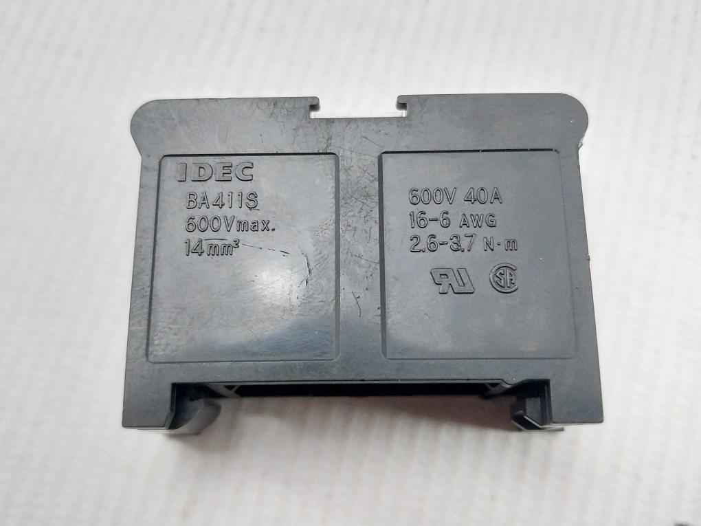 Lot Of 2X Idec Ba411S Series Terminal Block 600V Max 16-6 Awg - Image 7