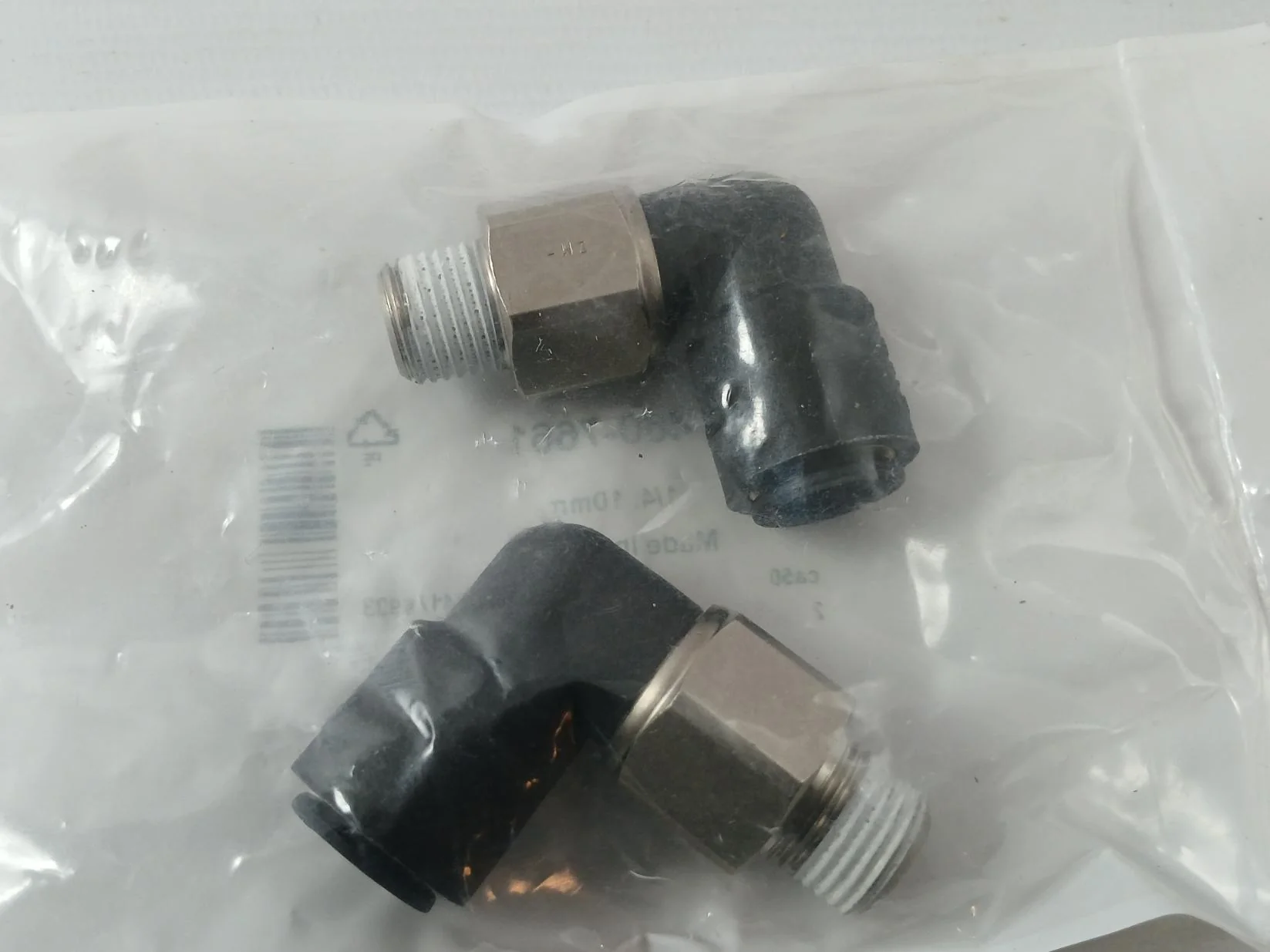 Lot Of 2X Rs 460-7661 Series Elbow Threaded Adaptor 1/4. 10Mm - Image 6