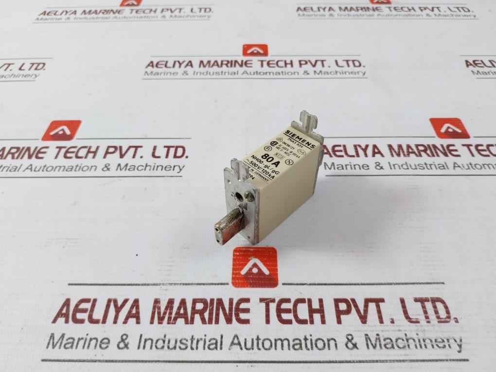 Lot Of 2X Siemens 3Na3 824 Fuse Nh00-Gl/Gg 80A Ac 600V - Image 3