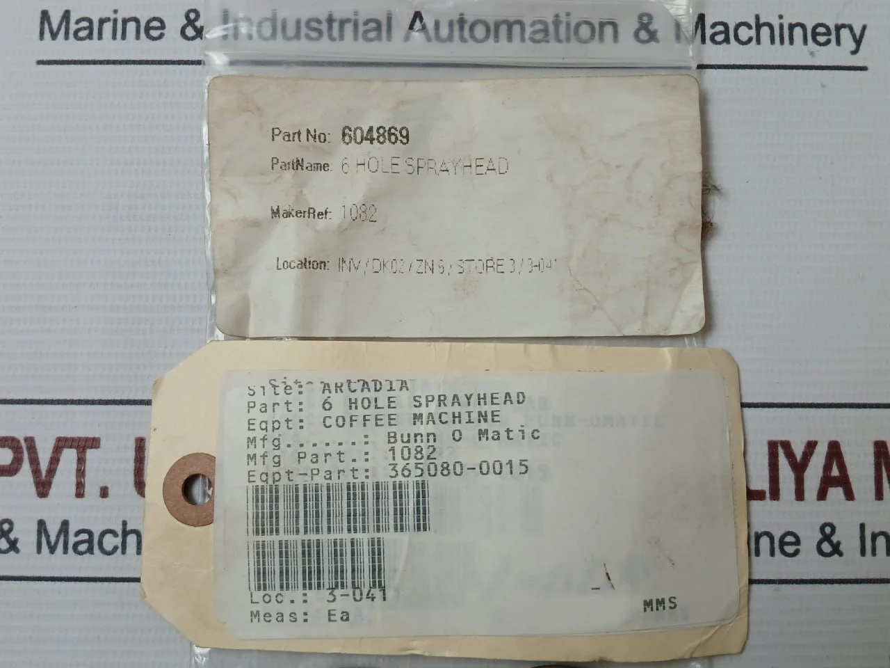 Lot Of 4X Bunn O Matic 1082 6-Hole Spray Head For Coffee Machine - Image 5