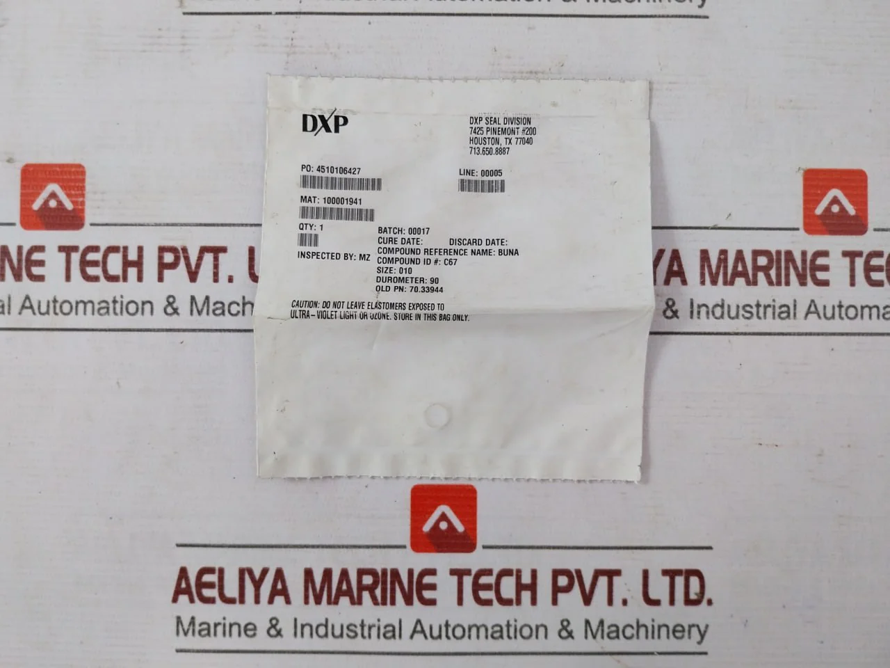 Lot Of 4X Dxp Seal 100001941 O-Ring 3/8X1/4X1/16Pol - Image 3