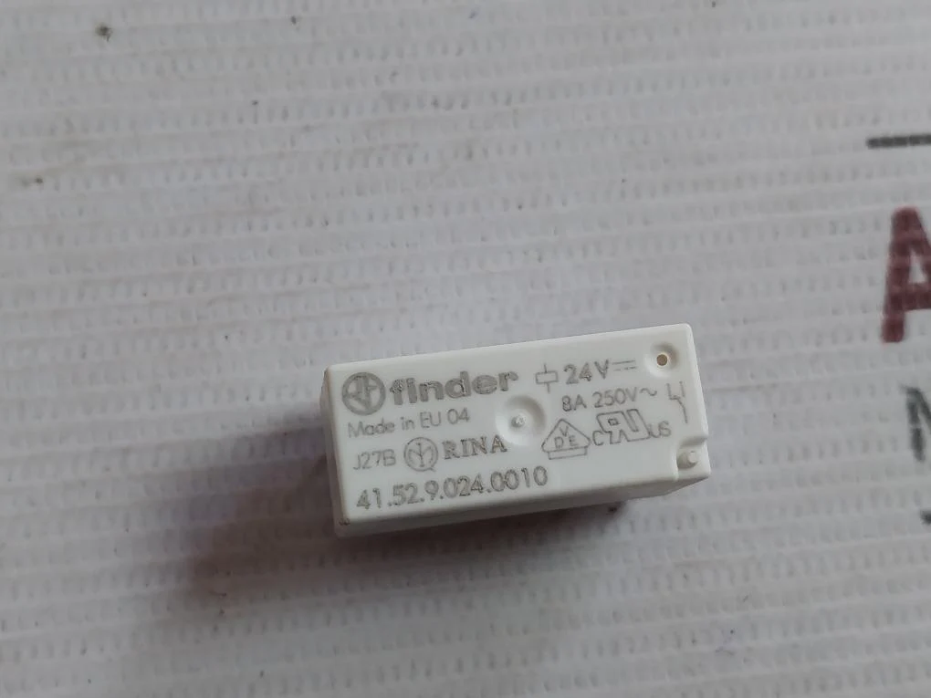 Lot Of 5X Finder 41.52.9.024.0010 Pcb Mount Relay 8A 250V- 24V J27B - Image 5