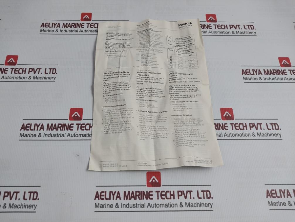 Lot Of 5X Rexroth R161982500 Linear Front Lubrication Unit - Image 3