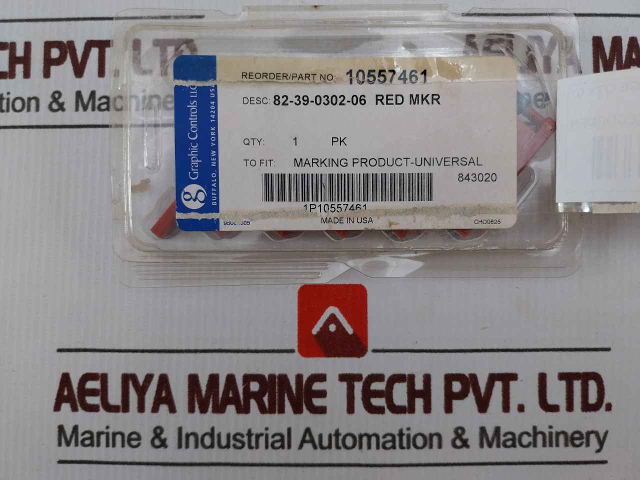 Lot Of 6X Graphic Controls 10557461 Red Mkr Chart Recorder Red Pen Cho0625 - Image 9