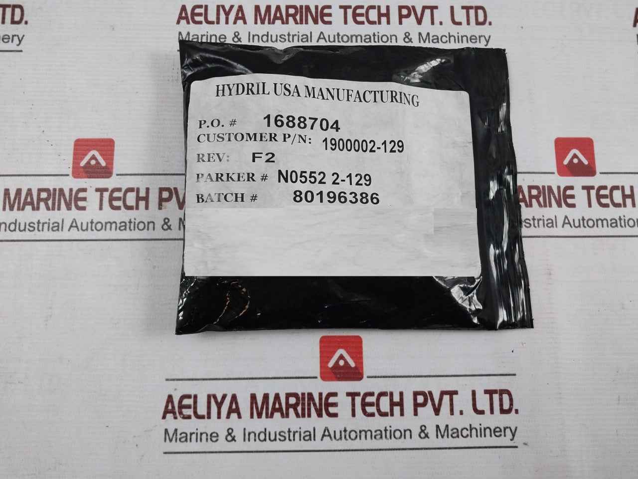 Lot Of 7X Hydril 1900002-129 O-Ring Size 2-129, 90 Duro Rev: F2 - Image 7