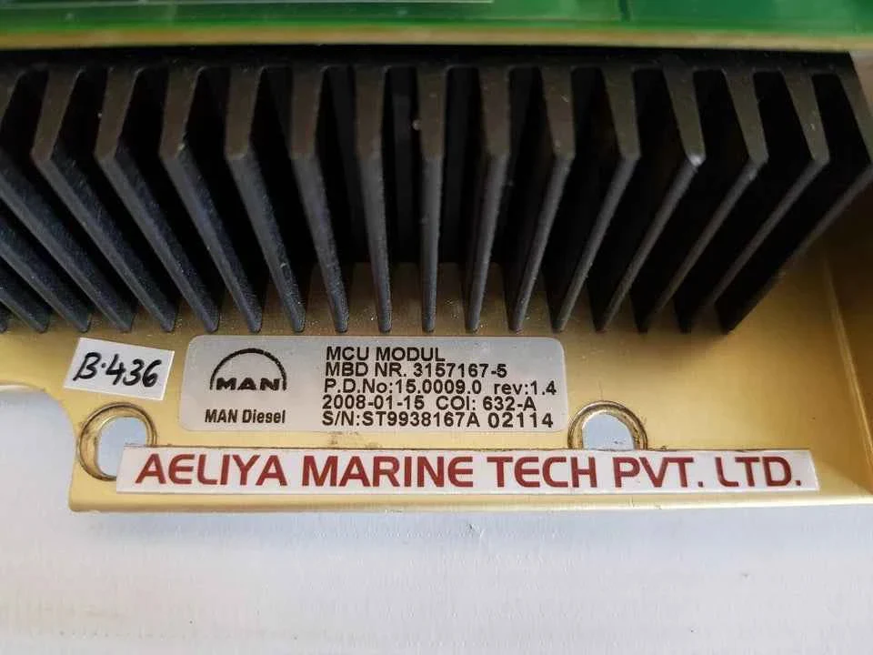 Man B&W 3157167-5 Mcu Module Rev:1.4 - Image 4