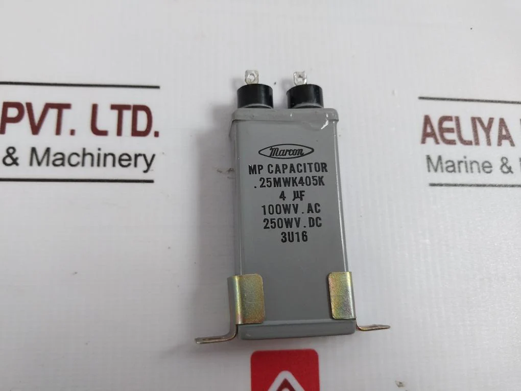 Marcon 25Mwk405K Mp Capacitor 100Wv.Ac 250Wv.Dc 4 µF 3U16 - Image 2