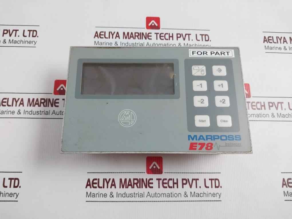 Marposs E78 Electronic Balancer Controller 6105007000 (Not Working) - Image 2