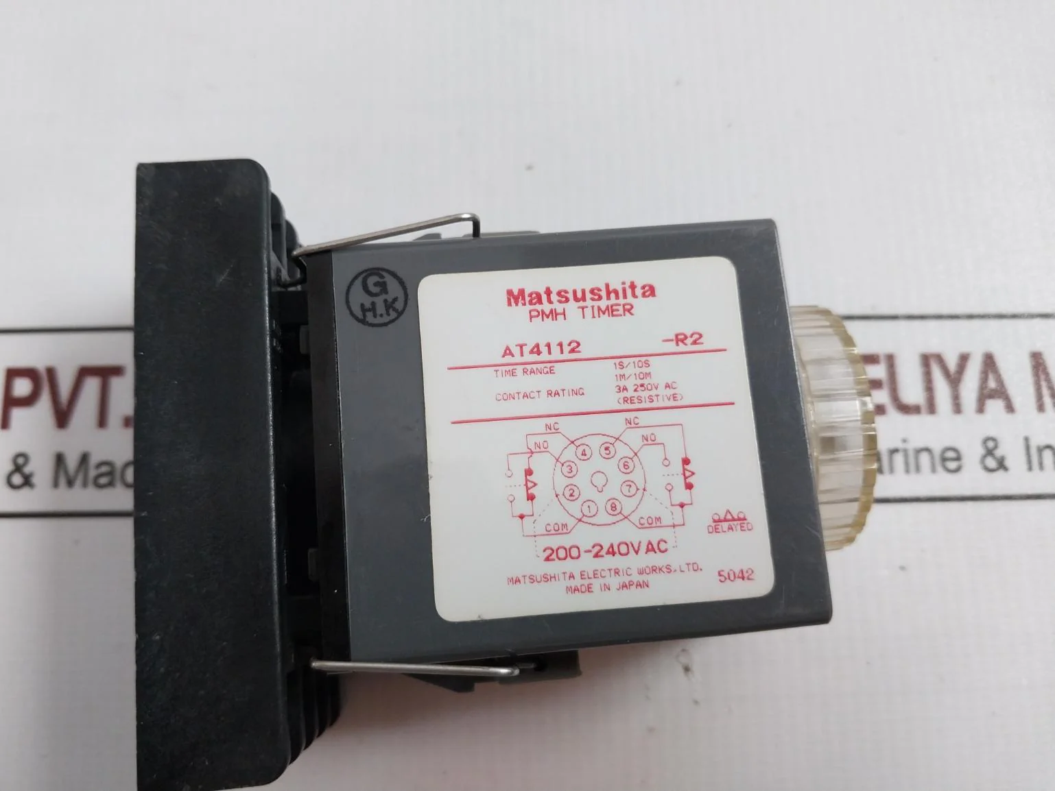 Matsushita At4112 National Pmh Timer 1S/10S 3A 250Vac - Image 6