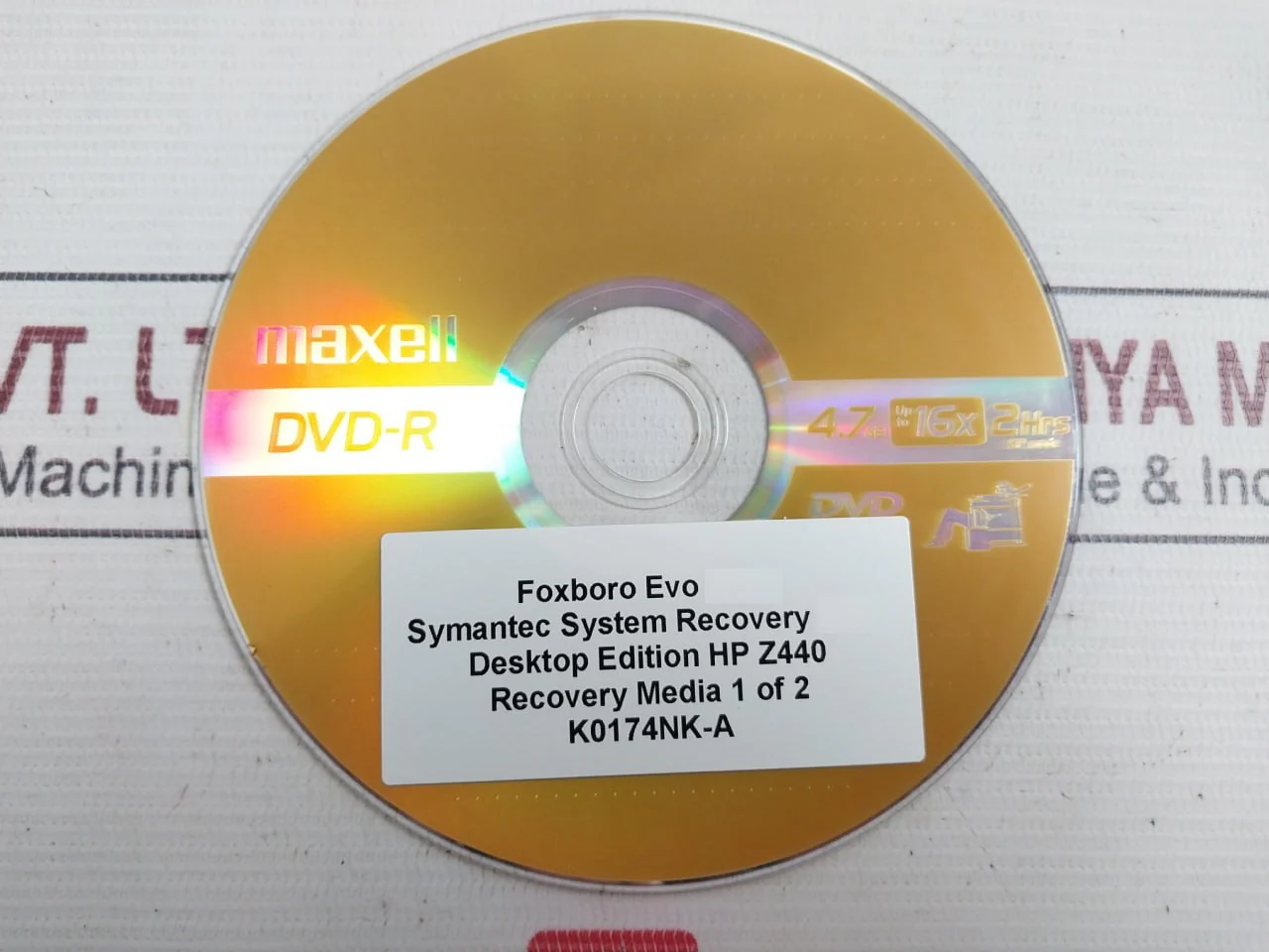 Maxell Dvd-r Symantec System Recovery Disc Set K0174Nk-a Dr5F6O-50007 - Image 2
