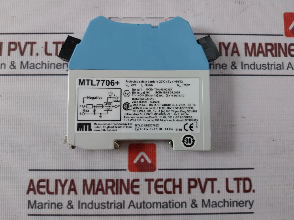 Measurement Technology Mtl7706+ Protected Safety Barrier 28V Mtl13Atex7700X - Image 7