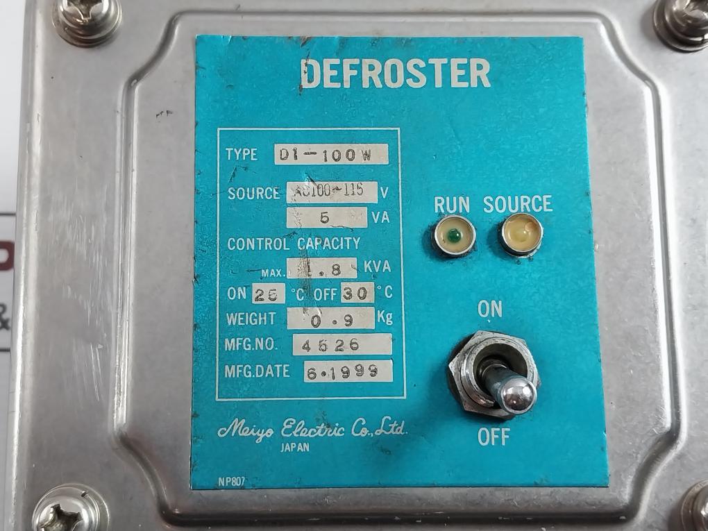 Meiyo Electric D1-100W Defroster Ac100 115V - Image 7