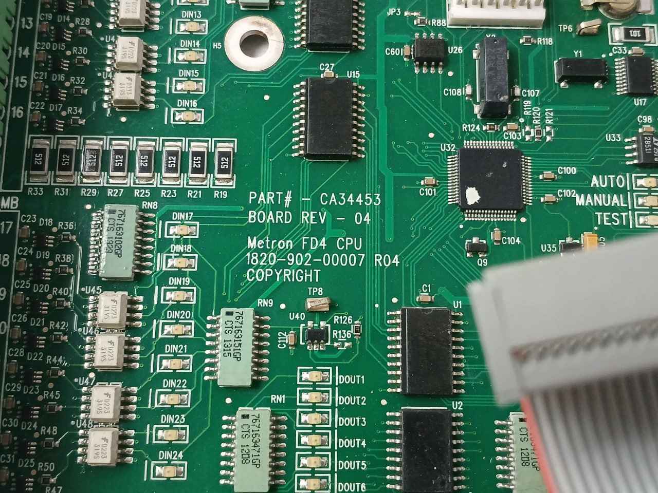 Metron Fd4-mb301 Cpu Circuit Board Rev.04 Hcca34453A (Without Memory Card) - Image 9