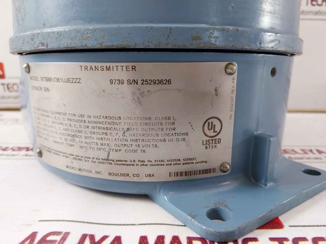 Micro Motion 9739Mvd61Ujezzz Flow Transmitter Mmi-20013350 Rev: Ag 85-250Vac 14W - Image 25