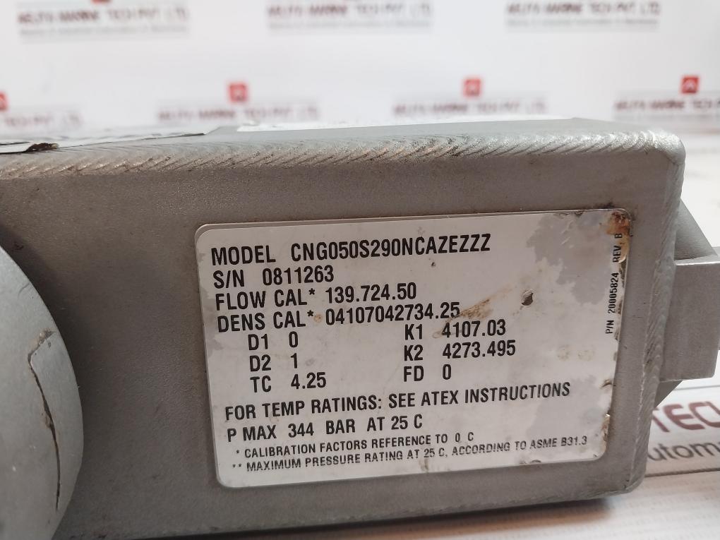Micro Motion Cng050S290Ncazezzz Mass Flow Sensor 17.3V 160Ma (Not Working) - Image 8