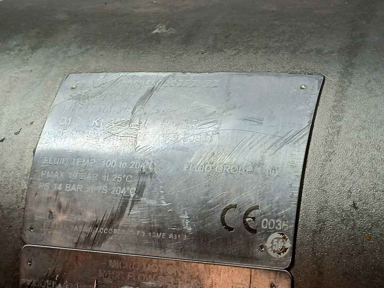 Micro Motion F300S355C2Bzezkzz Mass Flow Sensor Coriolis Meter 19 Bar At 25 C - Image 16