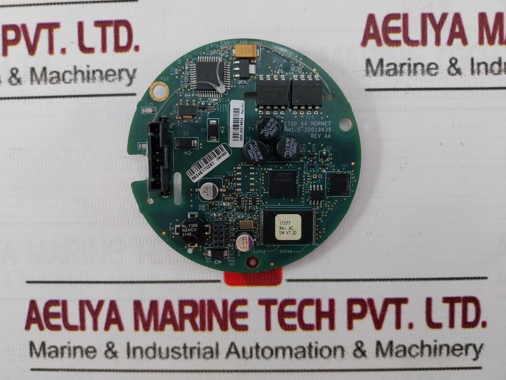Micro Motion Mmi-d-20019635 Printed Circuit Board 94V-0 Sw V7.20 Rev Aa - Image 3