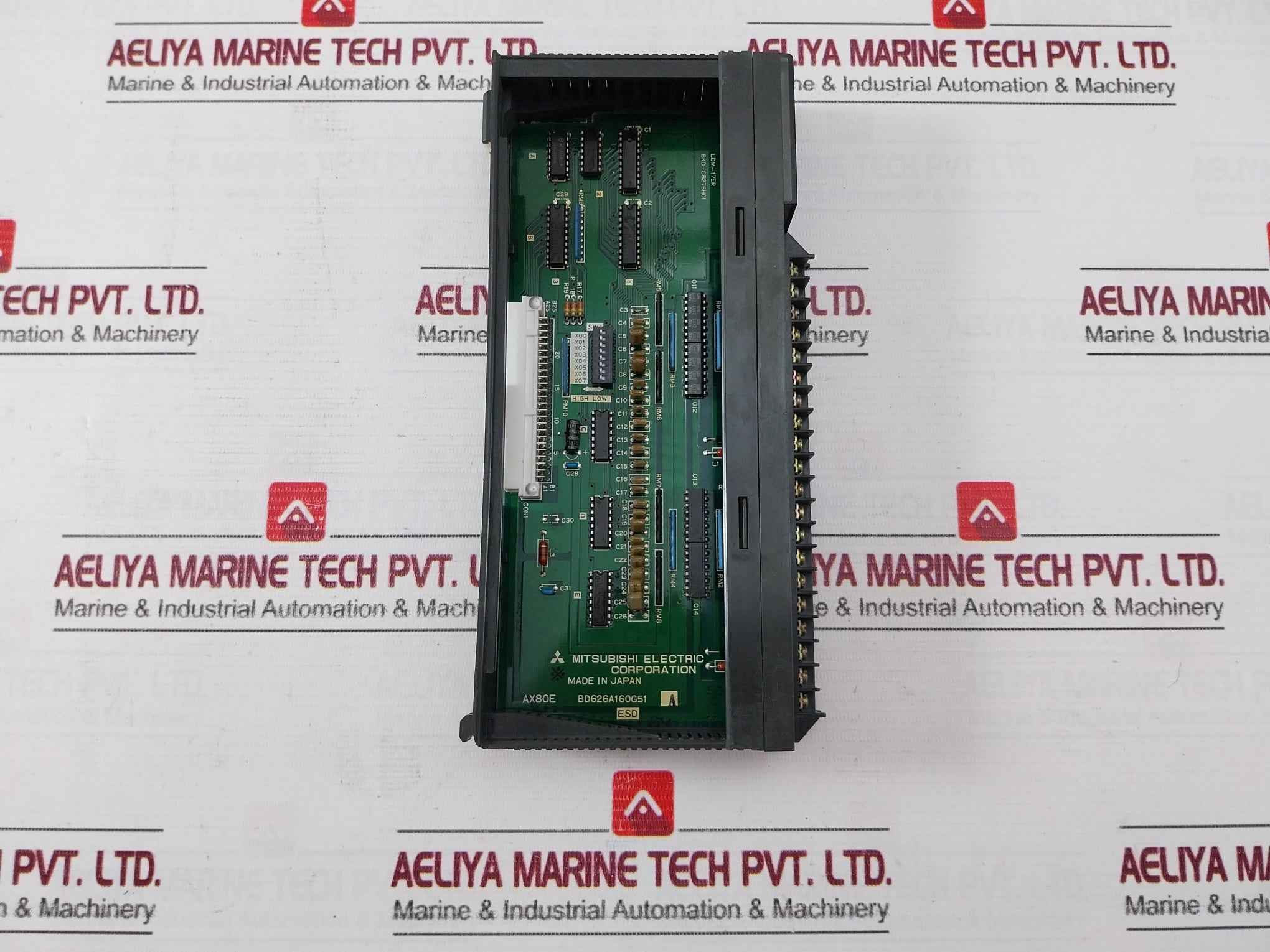 Mitsubishi Ax80E Programmable Controller Module Dc12V 4Ma Bd626A160G51 A - Image 2