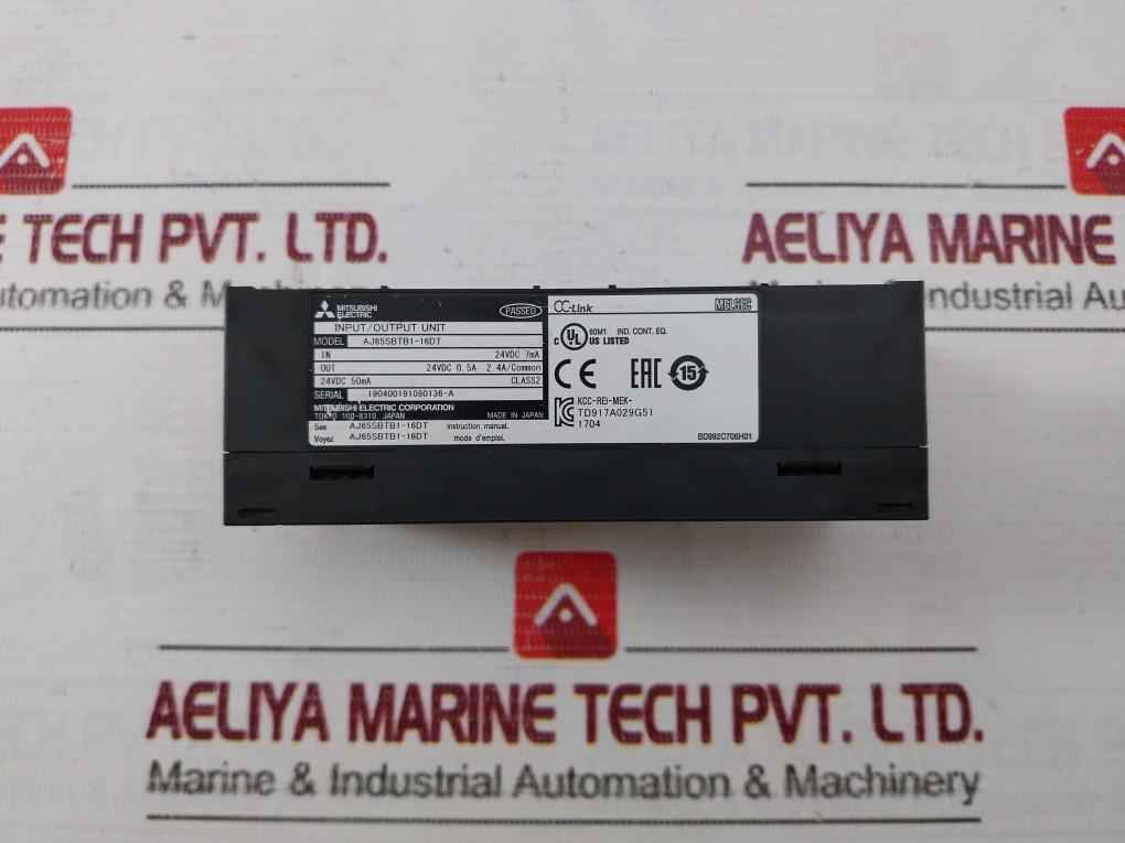 Mitsubishi Electric Aj65Sbtb1-16Dt Melsec Cc-link Input/Output Unit 24Vdc 7Ma - Image 5