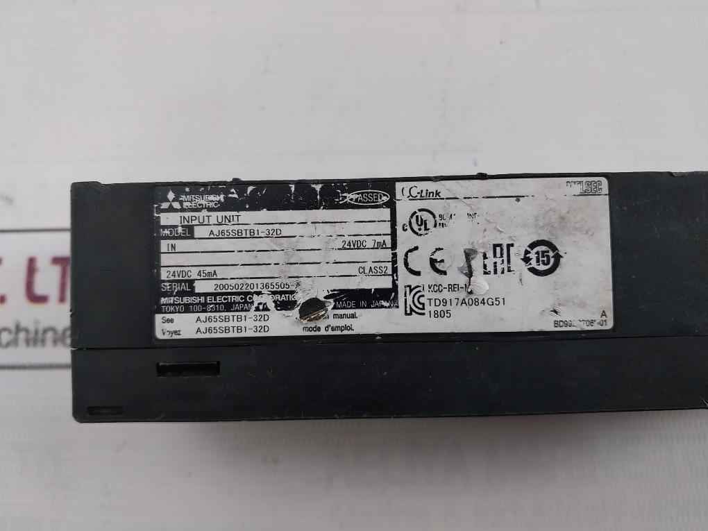 Mitsubishi Electric Aj65Sbtb1-32D Cc-link Digital Input Unit Module 24Vdc 7Ma - Image 6