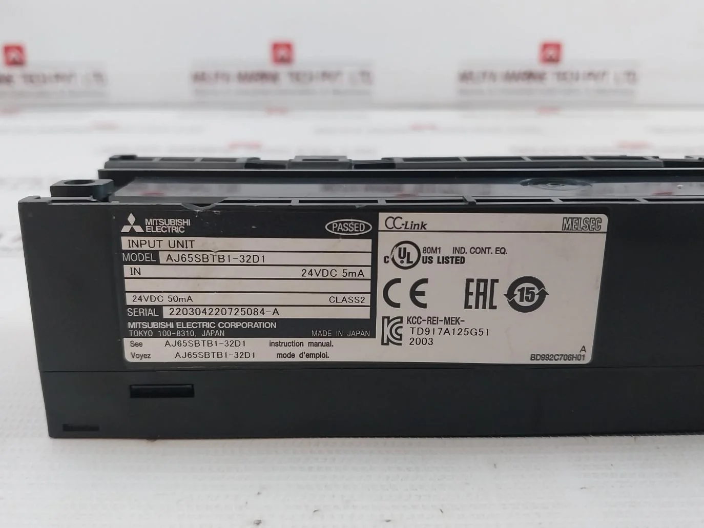 Mitsubishi Electric Aj65Sbtb1-32D1 Melsec Cc-link Input Unit 24Vdc 5Ma - Image 8