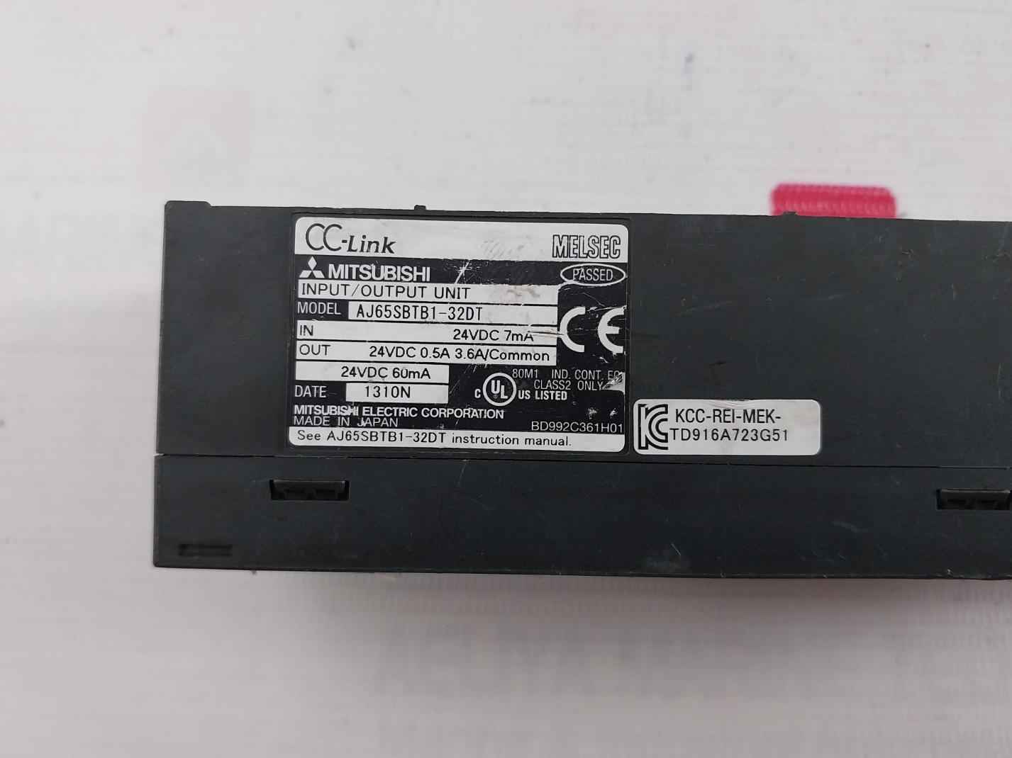 Mitsubishi Electric Aj65Sbtb1-32Dt Plc Cc-link Input/Output Module 24Vdc 7Ma - Image 6