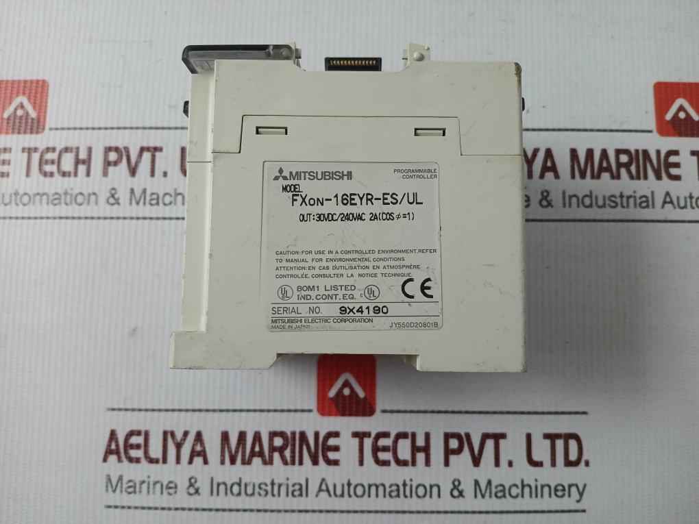 Mitsubishi Electric Fx0n-16eyr-es/ul Plc Extension Module 30vdc/240vac 2a - Image 3