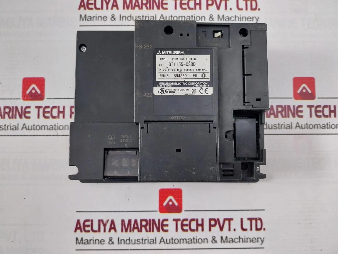 Mitsubishi Electric Gt1155-qsbd Graphic Operation Terminal 24Vdc (Not Working) - Image 5