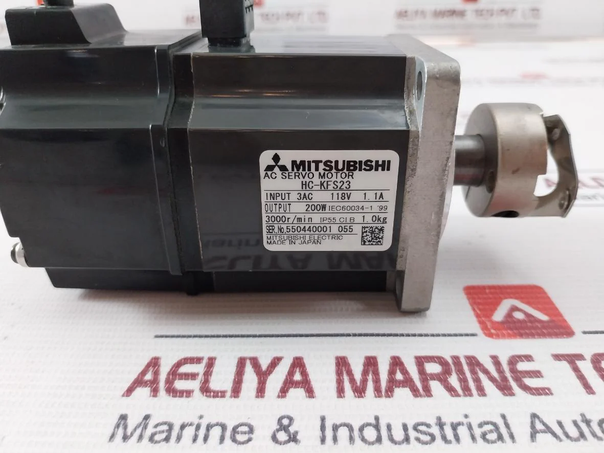Mitsubishi Electric Hc-kfs23 Ac Servo Motor 3Ac 118V 1.1A - Image 11