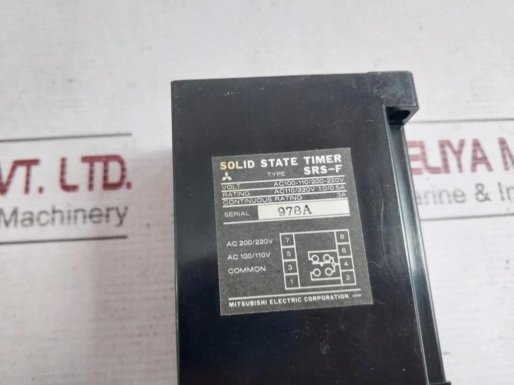 Mitsubishi Electric Srs-f Solid State Timer Ac100-110/200-220V 60Hz - Image 7