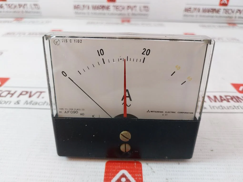Mitsubishi Electric Ys-208 Ammeter 0-20/60 A~ Jis C 1102 - Image 2