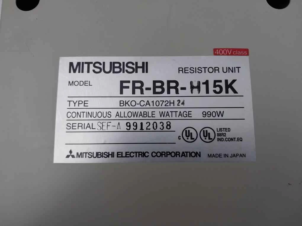 Mitsubishi Fr-br-h15K Resistor Unit Bko-ca1072H 24 990W 400V - Image 10