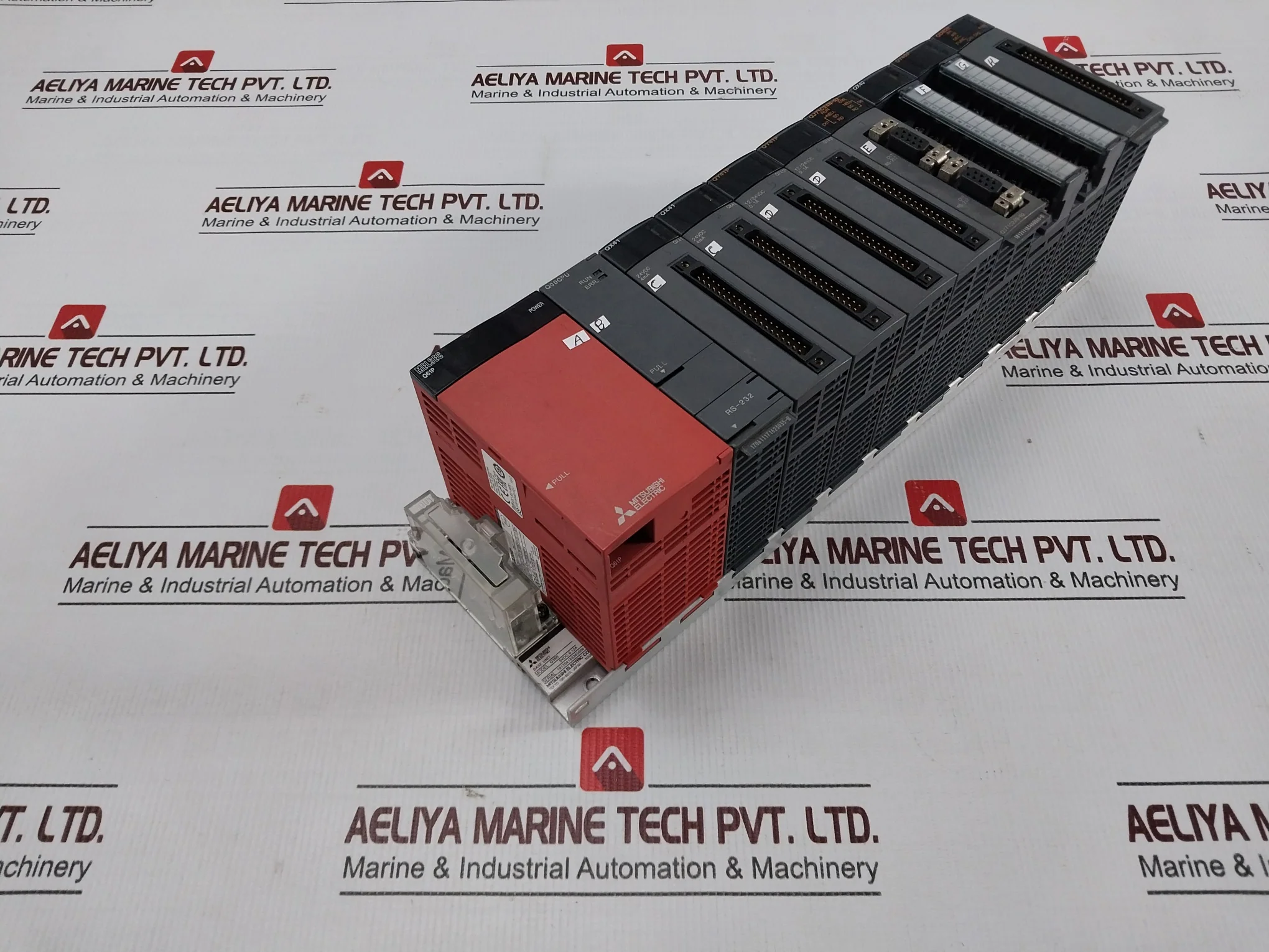 Mitsubishi Q38b Melsec-q Plc System Q00cpu Qx41 Qy41p Qd62e Base Unit 5vdc 0.07a - Image 2