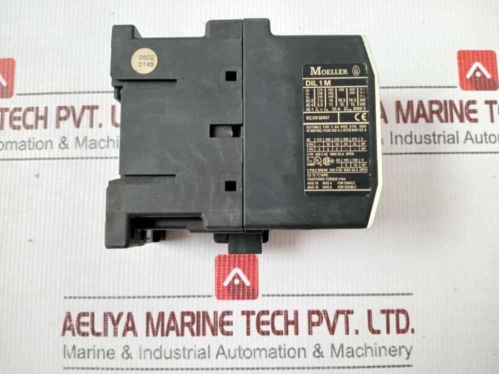 Moeller Dil 1m Magnetic Contactor 3 Pole Break 250v Dc Max 55a - Image 5