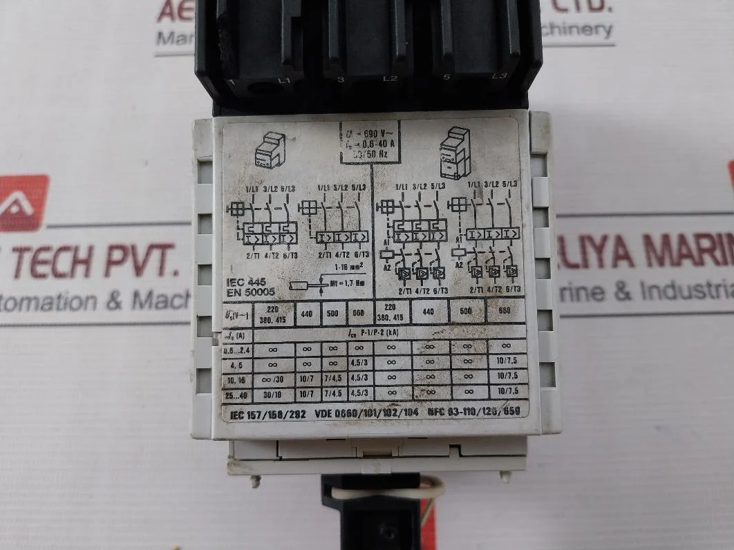 Moeller Pkz 2 Magnetic Motor Protector 50/60Hz 42Ka-600Vac 0.6-40A - Image 10