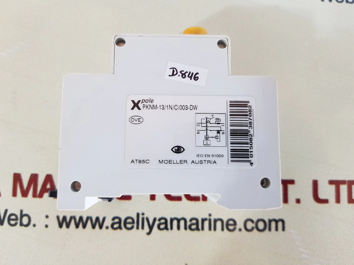 Moeller X Pole Pknm-13/1N/C/003-dw Miniature Circuit Breaker 10000A - Image 5